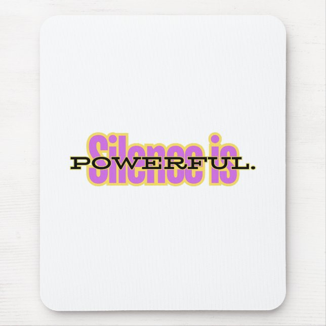 Mouse Pad – Modern Minimalist Inspirational Desk  (Front)