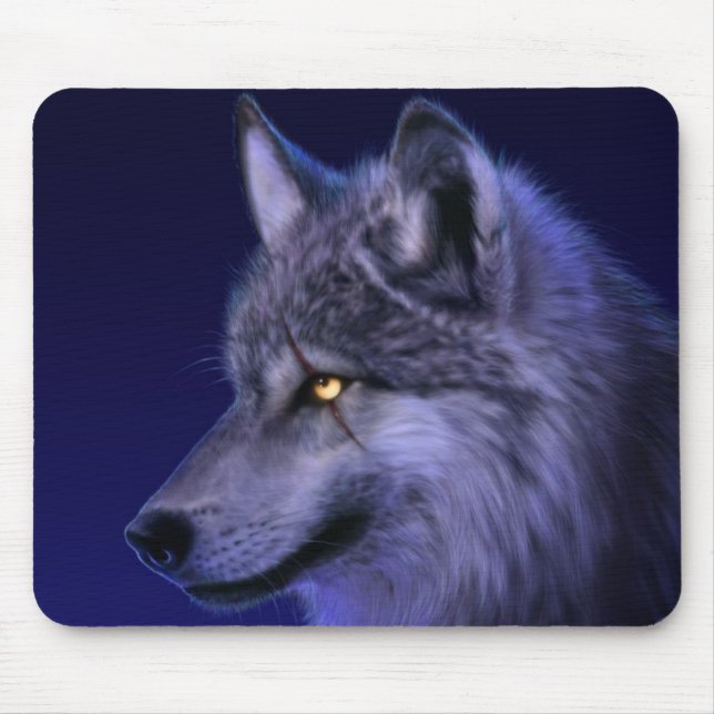 Mouse Pad: Mystic Wolf Mouse Pad (Front)