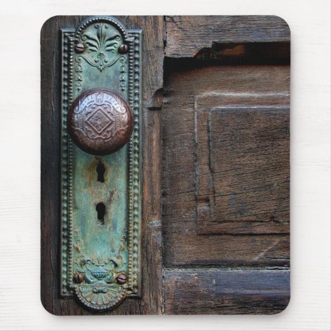 Mouse pad - 'Old Door Knob' by Joanne Coyle (Front)