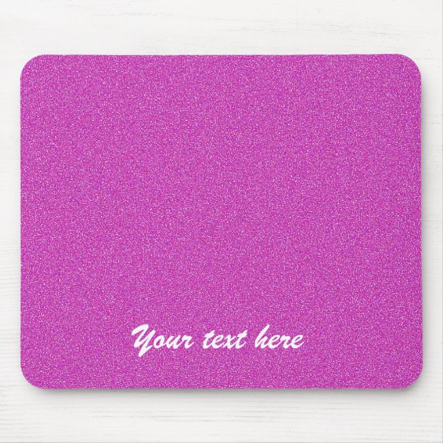 Mouse Pad Personalized Custom Hot Pink (Front)