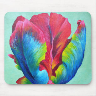 Mouse Pad Rainbow Tulip #2