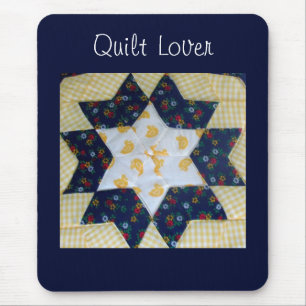 Mouse Pad - Star Quilt Pattern