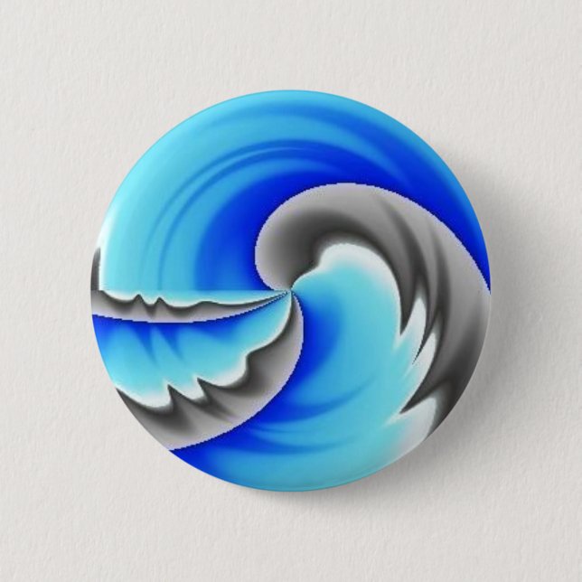 Mouse Pad Surfs Up 2 Inch Round Button (Front)