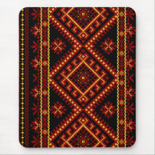 Mouse Pad Ukrainian Cross Stitch Embroidery