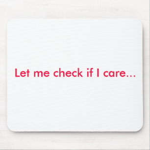 Mouse pad with attitude. - Customized