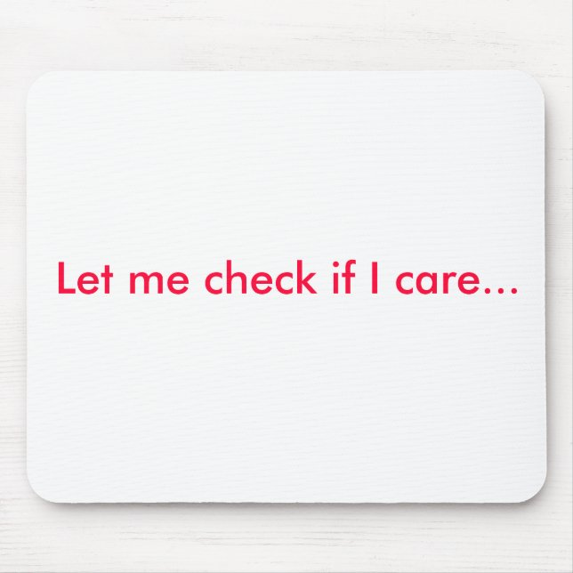 Mouse pad with attitude. - Customized (Front)