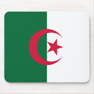 Mouse pad with Flag of Algeria