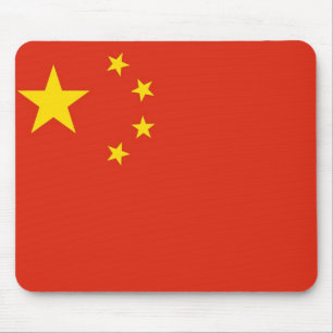 Mouse pad with Flag of China