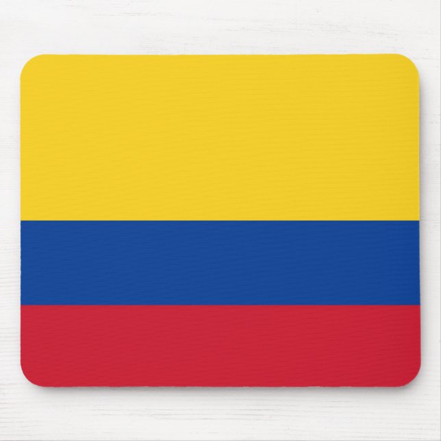 Mouse pad with Flag of Colombia (Front)