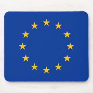 Mouse pad with Flag of European Union