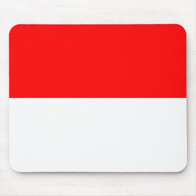 Mouse pad with Flag of Indonesia (Front)
