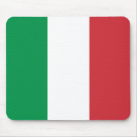 Mouse pad with Flag of Italy