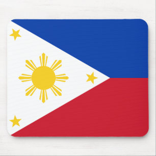 Mouse pad with Flag of Philippines