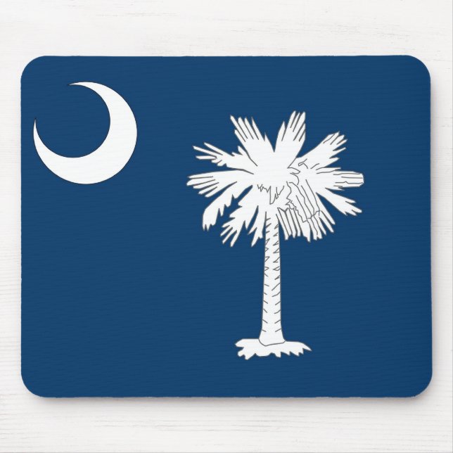 Mouse pad with Flag of South Carolina State - USA (Front)