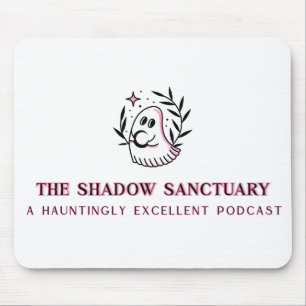 Mouse Pad With Pink and Black Full Logo