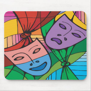 Mouse Pad with the Theatre Masks