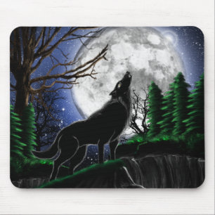 mouse pad/ wolf pad