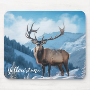 Mouse Pad-Yellowstone Elk Pad
