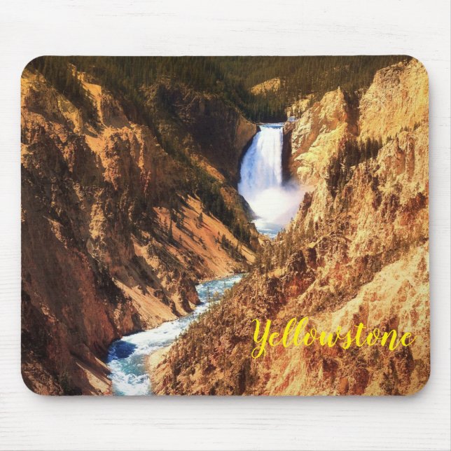 Mouse Pad-Yellowstone Falls Mouse Pad (Front)