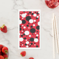 Mouse Party Polka Dot Cocktail Napkins