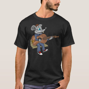 Mouse Playing Guitar T-Shirt