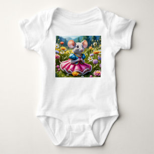 Mouse Princess Baby Bodysuit