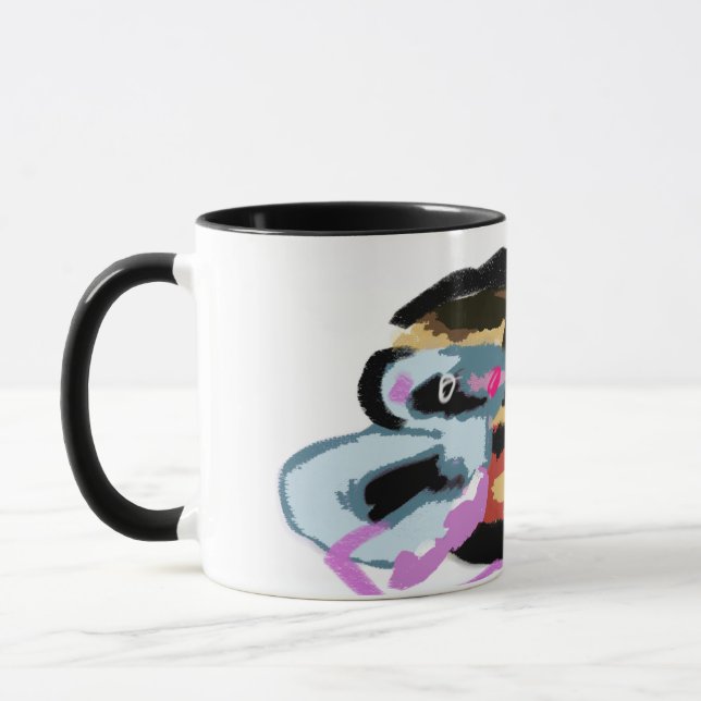 Mouse pumpkin autumn joy mug (Left)