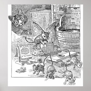 Mouse school poster