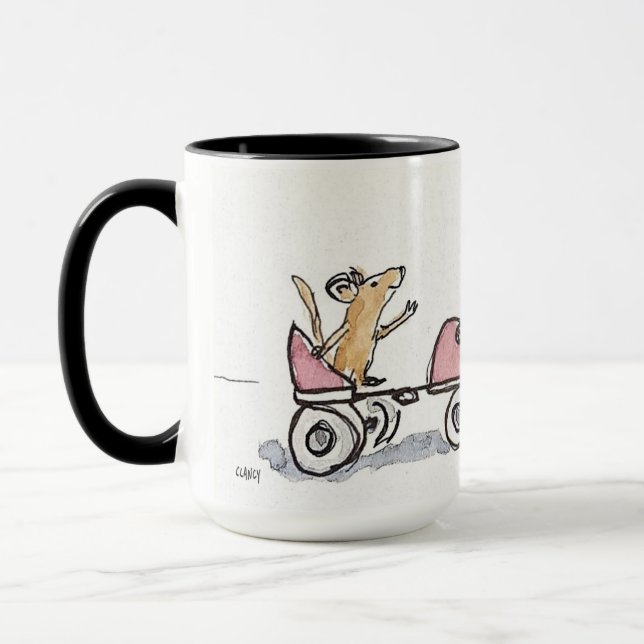 Mouse skate mug (Left)