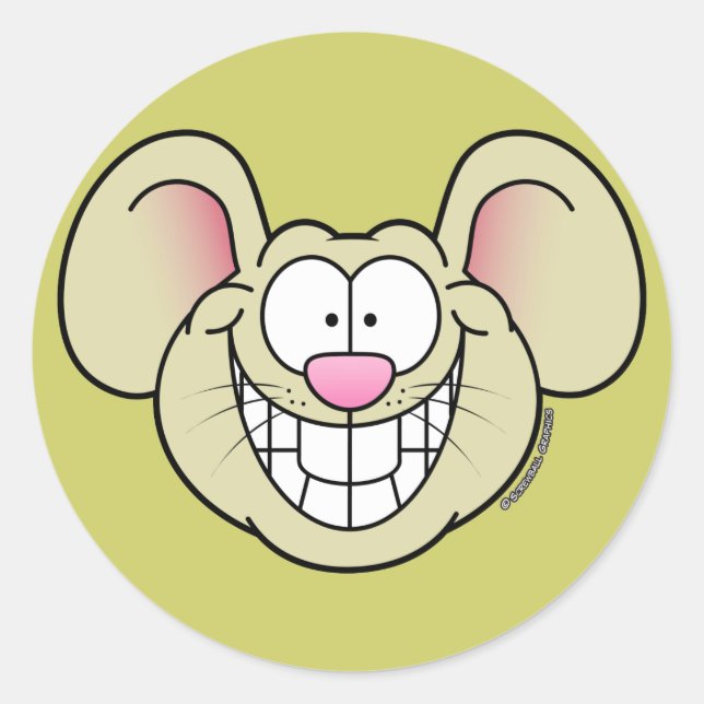 Mouse (Tan) Stickers (Front)