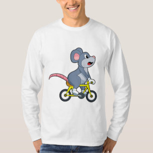 Mouse with Bicycle T-Shirt