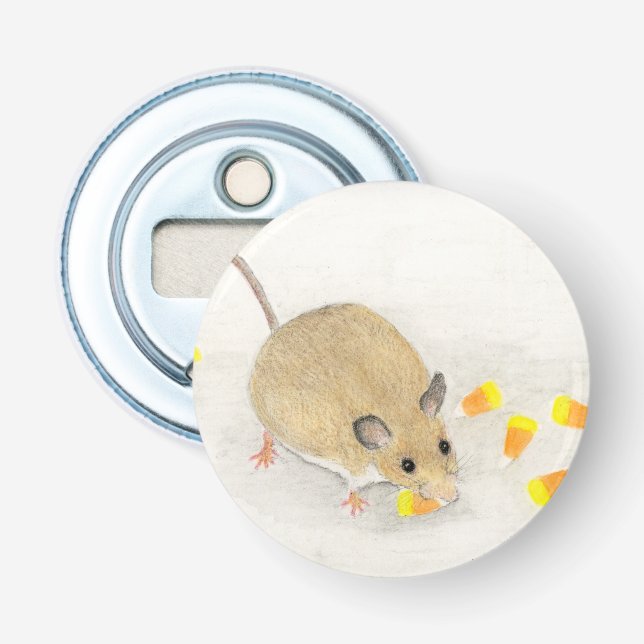 Mouse with Candy Corns Bottle Opener (Front)
