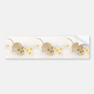 Mouse with Candy Corns Bumper Sticker