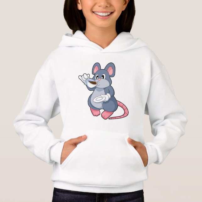 Mouse with Coffee Cup (Front)