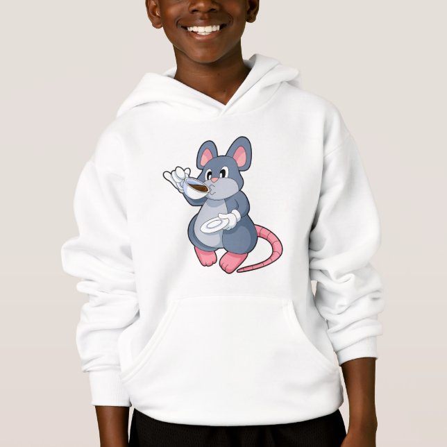 Mouse with Coffee Cup (Front)