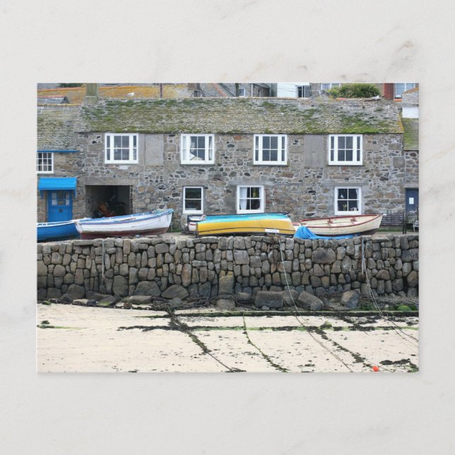 Mousehole, Cornwall, England Postcard (Front)