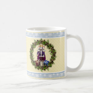 Mouseing Nutcracker Wreath Christmas Mug