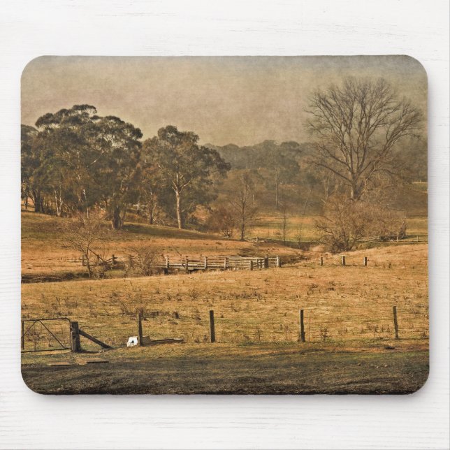 Mousemat - Mihi Bridge Landscape - Sepia Tones Mouse Pad (Front)