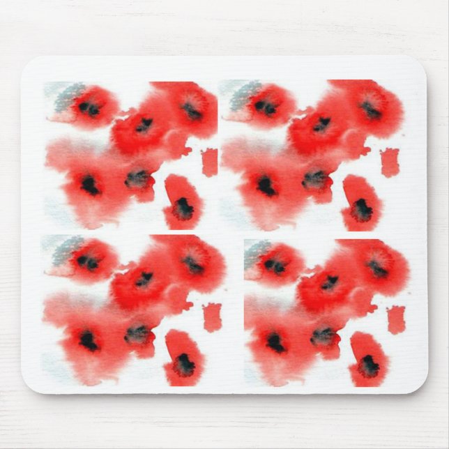 mousemat - poppies mouse pad (Front)