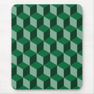 Mousepad - 3d building blocks illusion