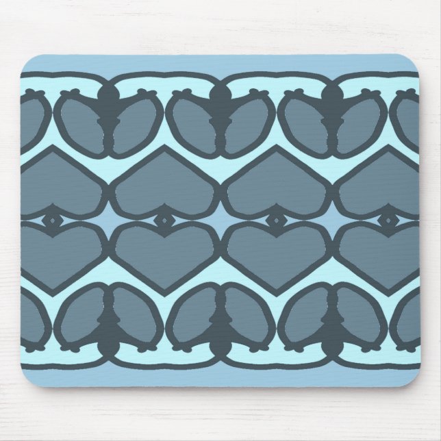 Mousepad, a classic modern  symmetrical design mouse pad (Front)
