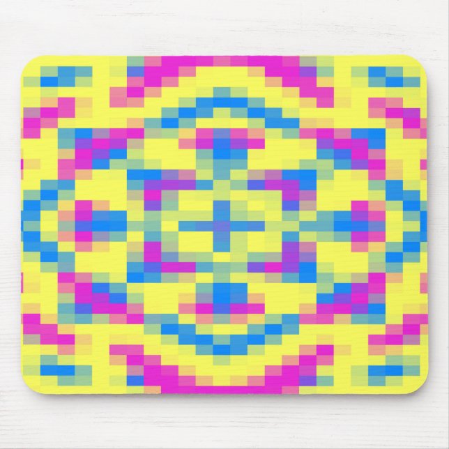 Mousepad, A classic unique mosaic pattern design  Mouse Pad (Front)