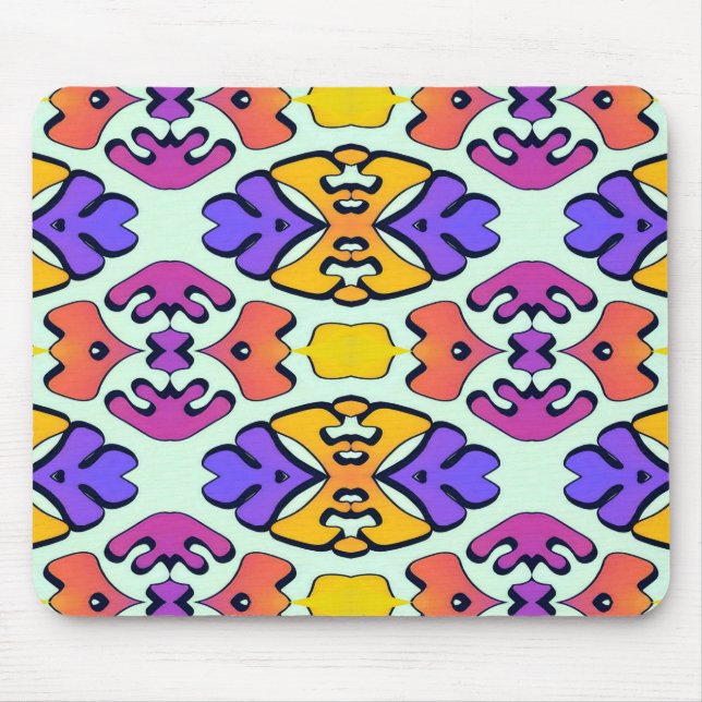 Mousepad, A floral elegant seamless pattern Mouse Pad (Front)