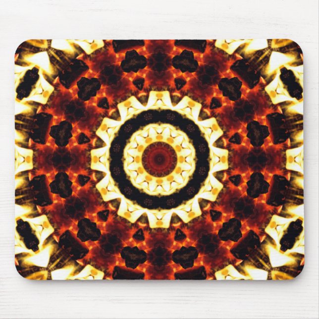 Mousepad Abstract Fire Lava Kscope Customize It! (Front)