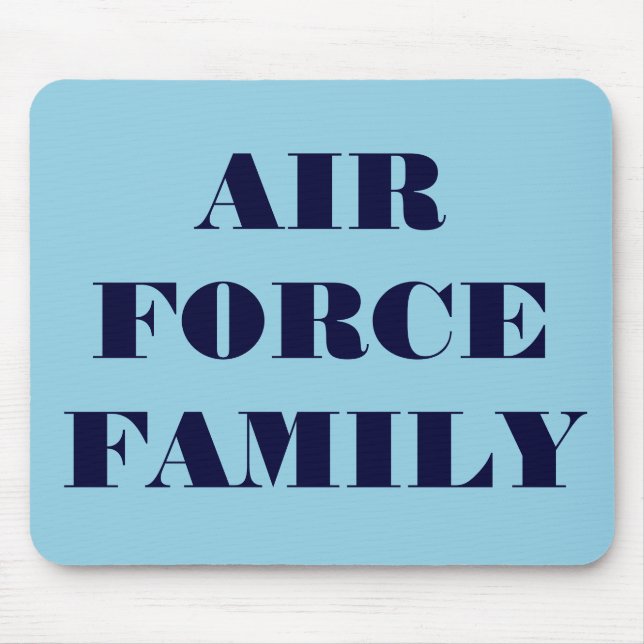 Mousepad Air Force Familiy (Front)
