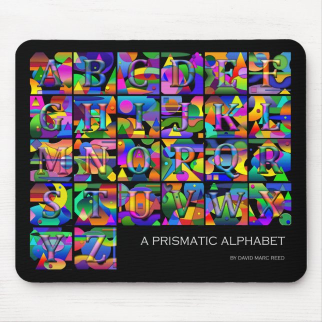 Mousepad Alphabet (Front)