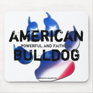 Mousepad American Bulldog
