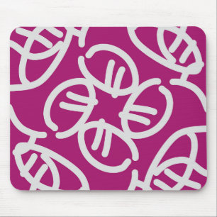 Mousepad, An elegant magenta classic design Mouse Pad