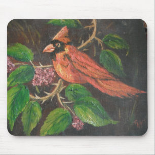 Mousepad Ann Hayes Painting Cardinal