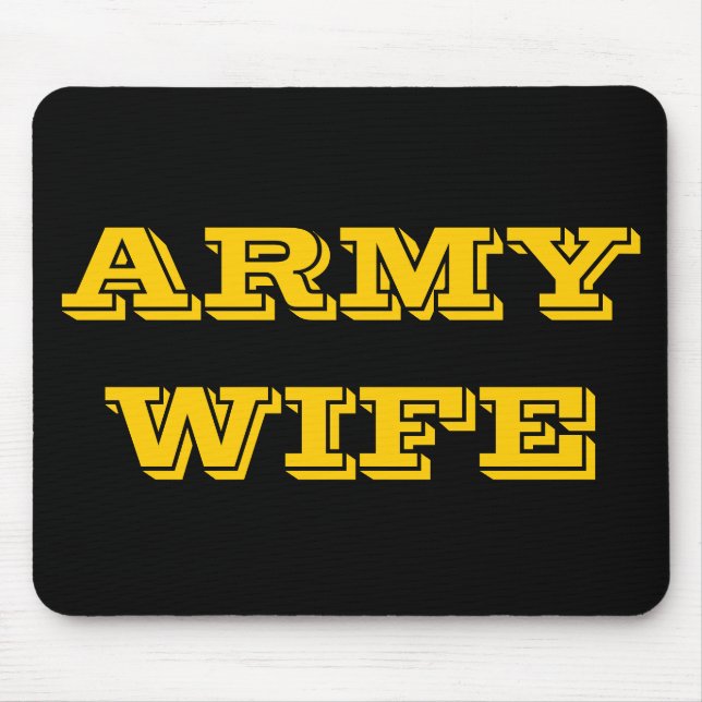 Mousepad Army Wife (Front)